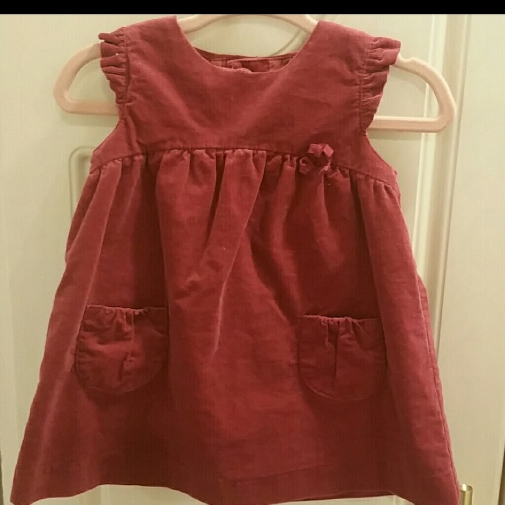 Zara burgundy dress baby girl